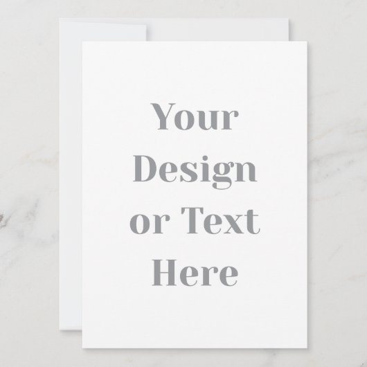 Carte Customizable Your Design or Text Here Personalized (Devant)