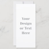 Carte Customizable Your Design or Text Here Personalized (Devant)