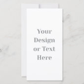Carte Customizable Your Design or Text Here Personalized (Devant)