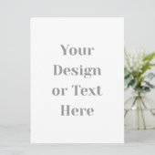 Carte Customizable Your Design or Text Here Personalized (Debout devant)