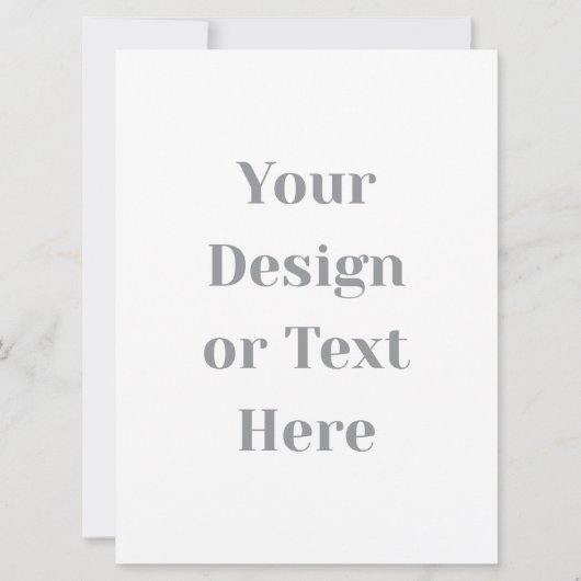 Carte Customizable Your Design or Text Here Personalized (Devant)