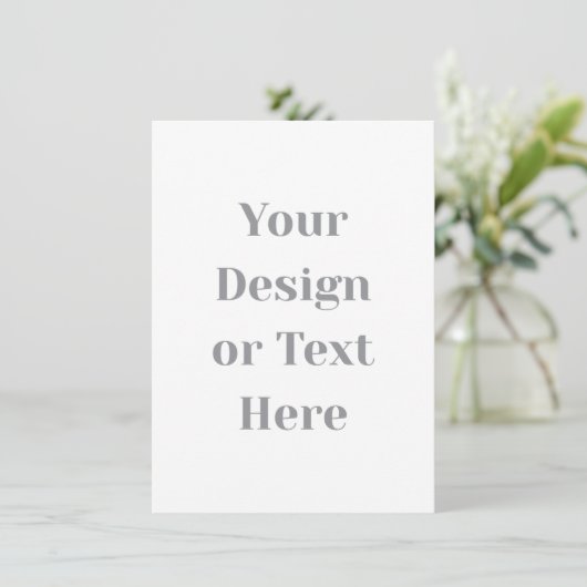 Carte Customizable Your Design or Text Here Personalized (Debout devant)