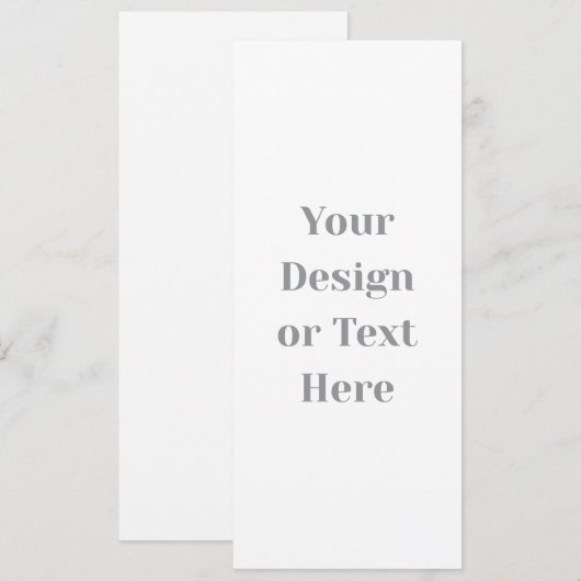 Carte Customizable Your Design or Text Here Personalized (Devant / Derrière)