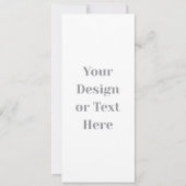Carte Customizable Your Design or Text Here Personalized (Devant)