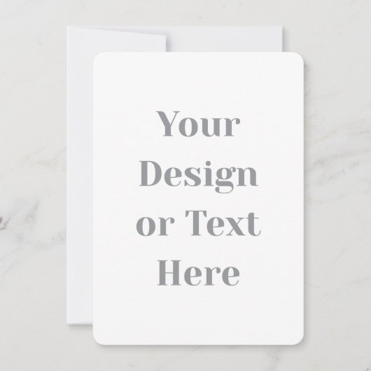 Carte Customizable Your Design or Text Here Personalized (Devant)