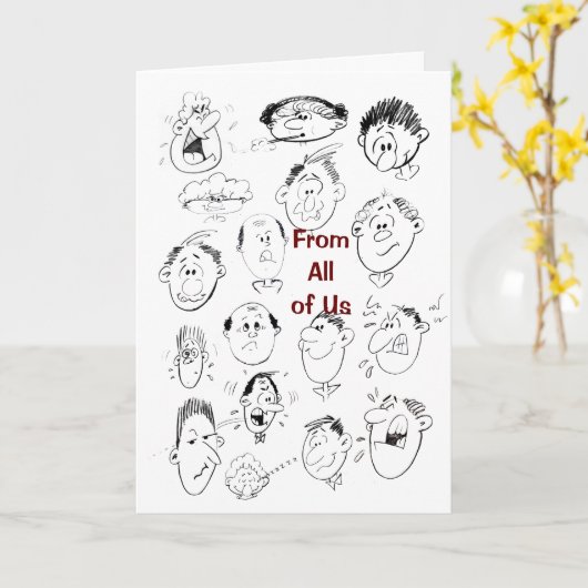 Carte Customize an Office Card (Fleur jaune)