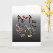 Carte Customize de Shoe High Heels (Fleur jaune)