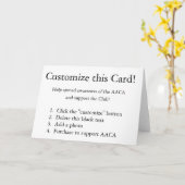 Carte Customize this card ! (Fleur jaune)