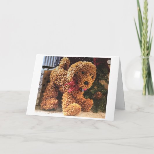 CARTE **CUT CHRISTMAS PUPPING POUR VOUS** À CHRISTMAS CA (Devant)