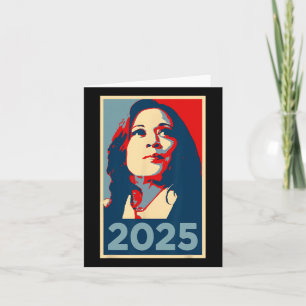 Carte Cute 2025 Inauguration Kamala Harris Obama Poster