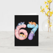 Carte Cute 67 Cat Meme Design  (Fleur jaune)