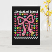 Carte Cute 67 Days Of School Pencil Bow Classroom Theme (Fleur jaune)