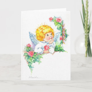 Carte Cute Angels for Baptism or Christening