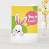Carte Cute Animal Greeting Card (Fleur jaune)