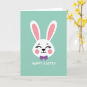 Carte Cute Animal Happy Holiday Card (Fleur jaune)