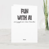 Carte Cute Anime Thème Personnalisé Saint Valentin (Dos)