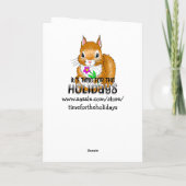 Carte Cute aquarelle maman & enfants | Fête des mères (Dos)