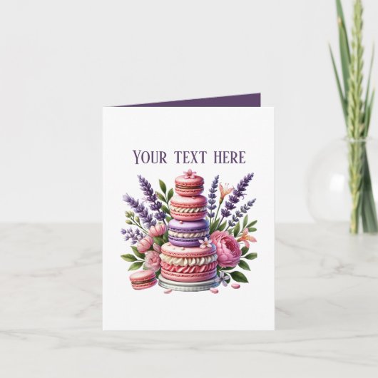 Carte Cute bakery cookies customizable (Devant)