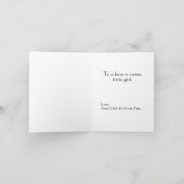 Carte Cute Bear & Candy Anniversaire des enfants (Intérieur)