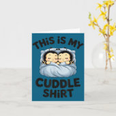 Carte Cute Bees Snuggle This Is My Cuddle  (Fleur jaune)