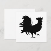 Carte Cute Black porte-bonheur (Devant / Derrière)