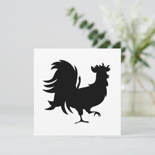 Carte Cute Black porte-bonheur (Debout devant)