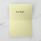 Carte Cute Black Tan PopArt Bernedoodle (Intérieur)