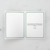 Carte Cute blanc et vert Dinosaur Garçon 1er anniversair (Intérieur)