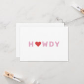 Carte Cute Blank Greeting Card (Devant/Arrière en situation)
