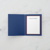 Carte Cute Blueberry pie customizable (Intérieur)