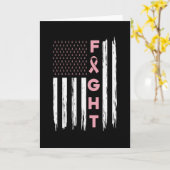 Carte Cute Breast Cancer Sensibilisation Amis Unité Comb (Fleur jaune)