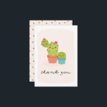 Carte Cute Cactus<br><div class="desc">Ce carte de remerciements est en coordination avec notre collection Cute Cactus.</div>