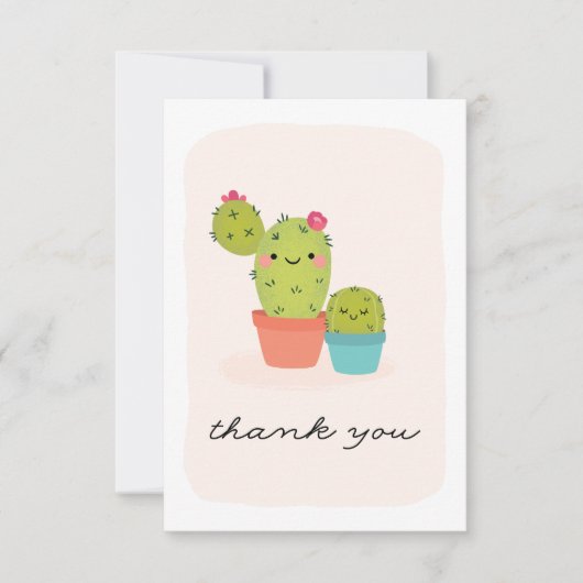 Carte Cute Cactus (Devant)