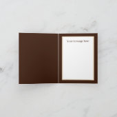 Carte Cute castor ajouter du texte n'importe quel but (Intérieur)
