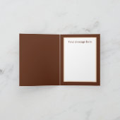 Carte Cute castor ajouter du texte n'importe quel but (Intérieur)