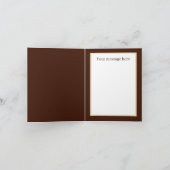 Carte Cute castor ajouter du texte n'importe quel but (Intérieur)