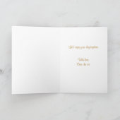 Carte Cute Chat noir et blanc Personnalisé Animaux de co (Intérieur)