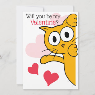 Carte Cute Chat Serez-Vous Mon Salutation Appartement Va