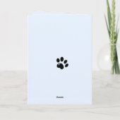 Carte Cute Chien & Sweets Anniversaire (Dos)