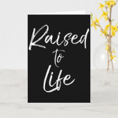 Carte Cute Christian Baptism Gift For New Believers Rais (Fleur jaune)