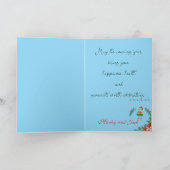 Carte Cute Christmas Elf Duo Holiday Greeting (Intérieur)