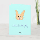 Carte Cute Corgi (Dos)