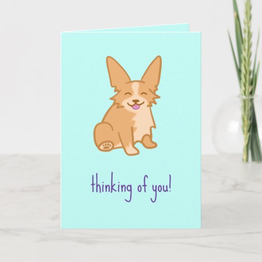 Carte Cute Corgi (Devant)