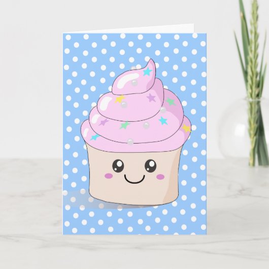Carte Cute Cupcake (Devant)