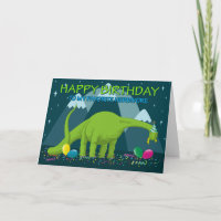 Cute Dinosaur Herbivore, Anniversaire