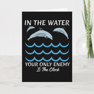 Carte Cute Dolphins In The Water