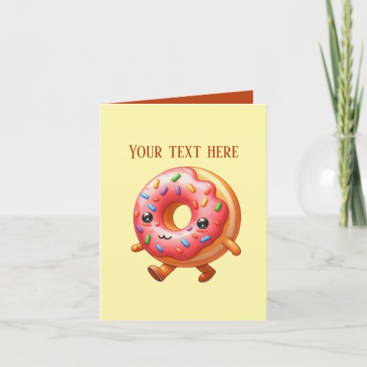 Carte Cute doughnut lovers bakery vendors (Devant)