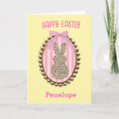 Carte Cute Easter Bunny (Devant)