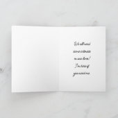 Carte Cute écureuil | Amitié (Intérieur)