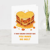 Carte Cute et Fromageux Saint-Valentin  (Devant)